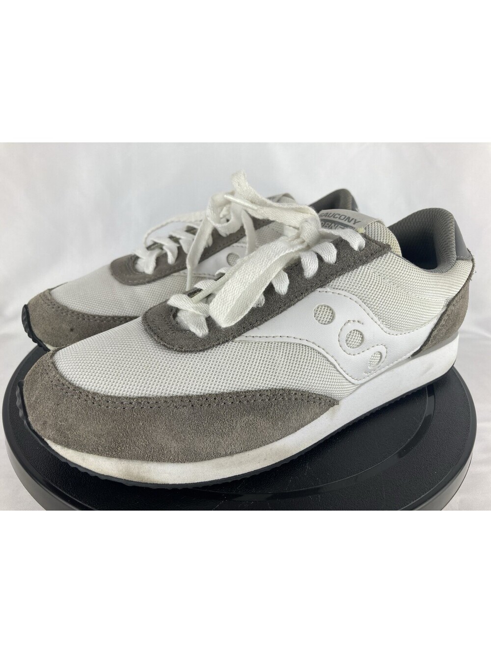 Women’s Size 6.5 Saucony Hornet Shoes S60538-21 Grey White Running Sneakers